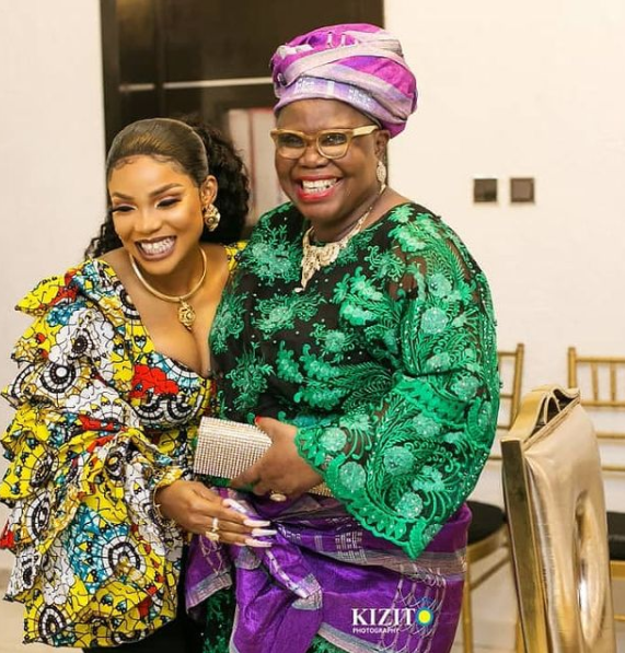 Iyabo Ojo and her late mum