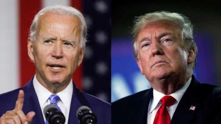 Biden Only Attained The Position Of President By Lying And Spreading Fake News – Trump 1 Joe Biden and Donald Trump