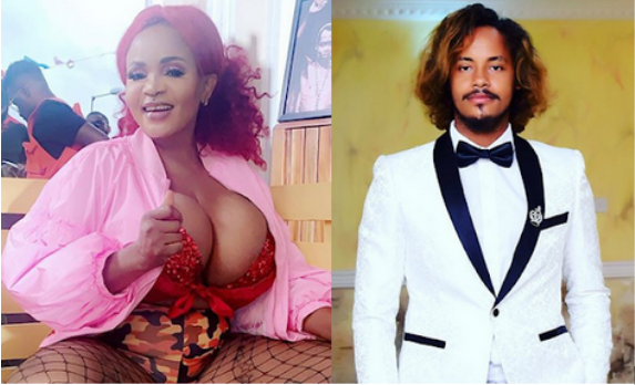 Cossy Orjiakor and her fiancee