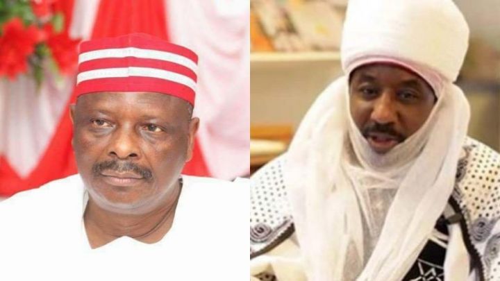 Former Kano Governor, Engr Rabiu Musa Kwankwaso And Muhammad Sanusi