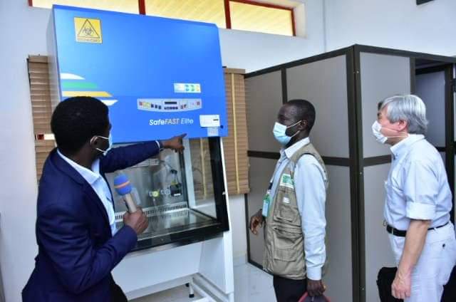 NCDC Inspects Diagnostic Laboratory At The University College Hospital Ibadan 1 NCDC Inspection