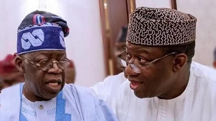 National leader of All Progressives Congress (APC) Bola Tinubu and Ekiti State Governor, Fayode Fayemi