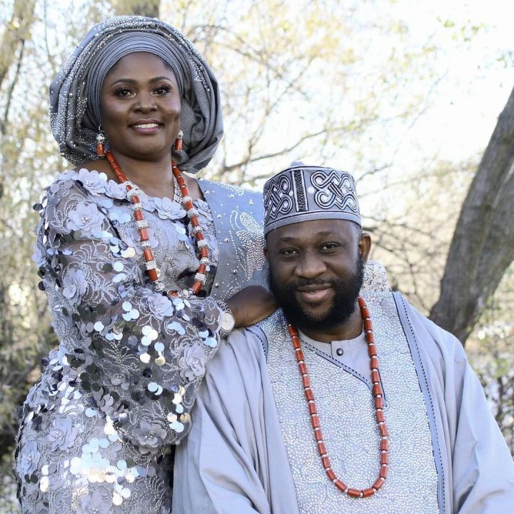 Tayo Adeleye and his wife