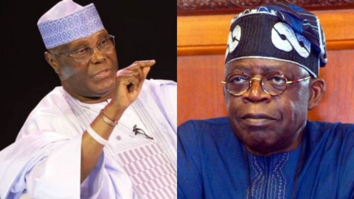 Former Vice President, Alhaji Atiku Abubakar and the National Leader of the All Progressives Congress, APC, Ashwaju Bola Tinubu