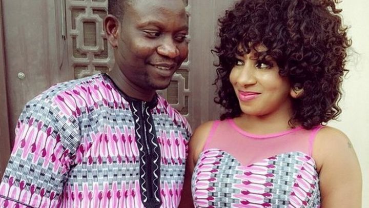 Mide Martins and her husband