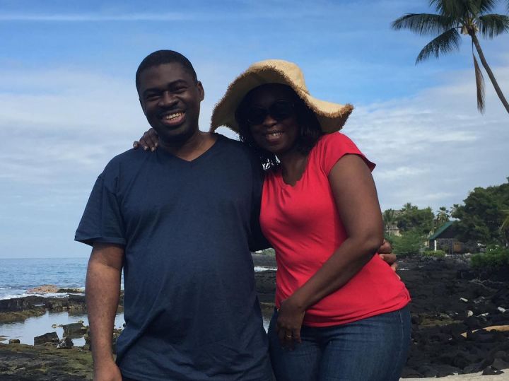 Wale Adenuga and his wife