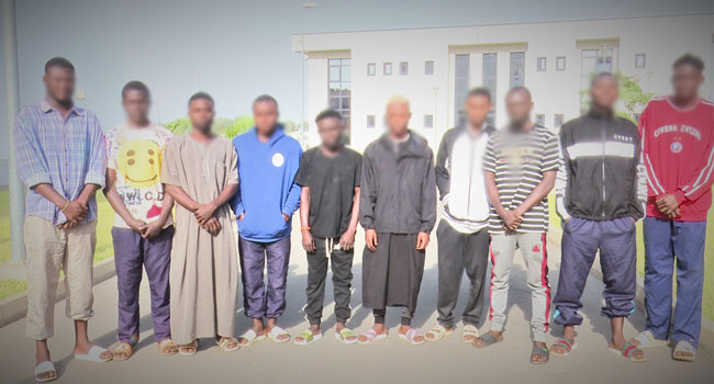 EFCC Arrest 10 Students For Internet Fraud in Abuja 1 Fraudsters