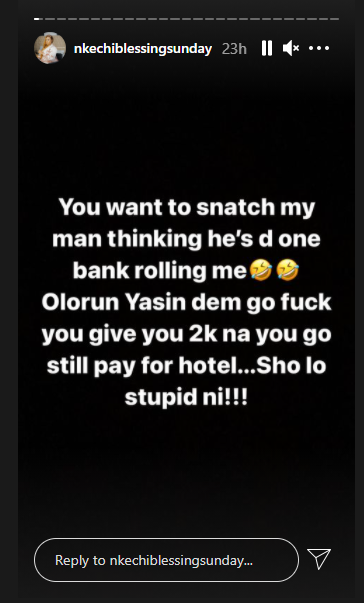 You’ll Be Wasting Your Time If You Try To Snatch My Man – Nkechi Blessing 2 Nkechi Blessing Sunday