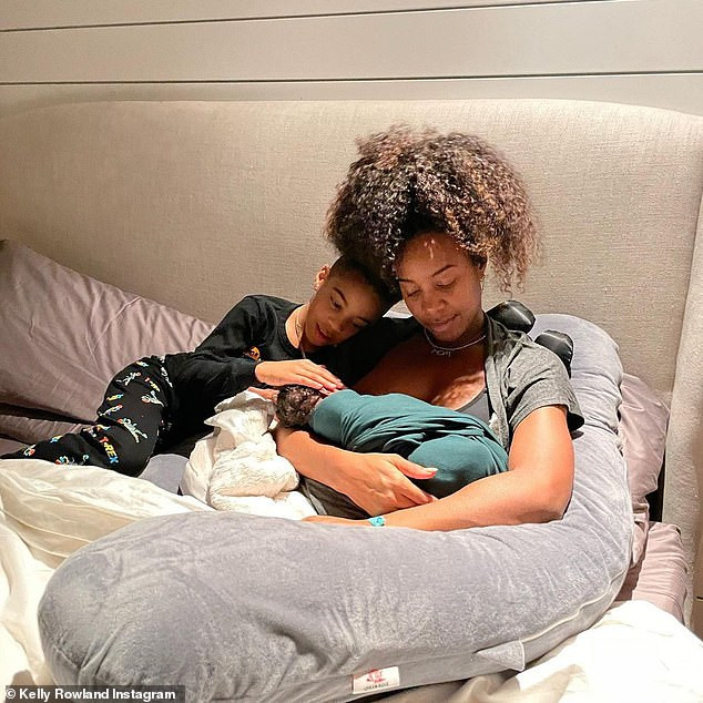 Kelly Rowland and her children