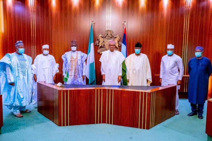 Buhari With Other APC Members