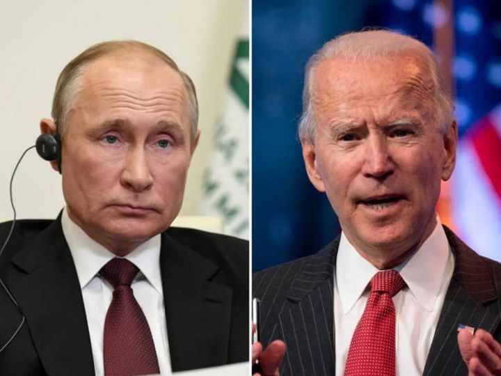 Joe Biden and Vladimir Putin