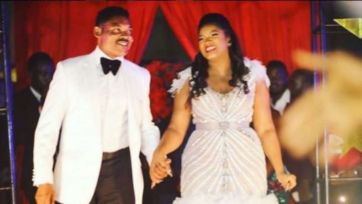 Omotola Jalade and her husband