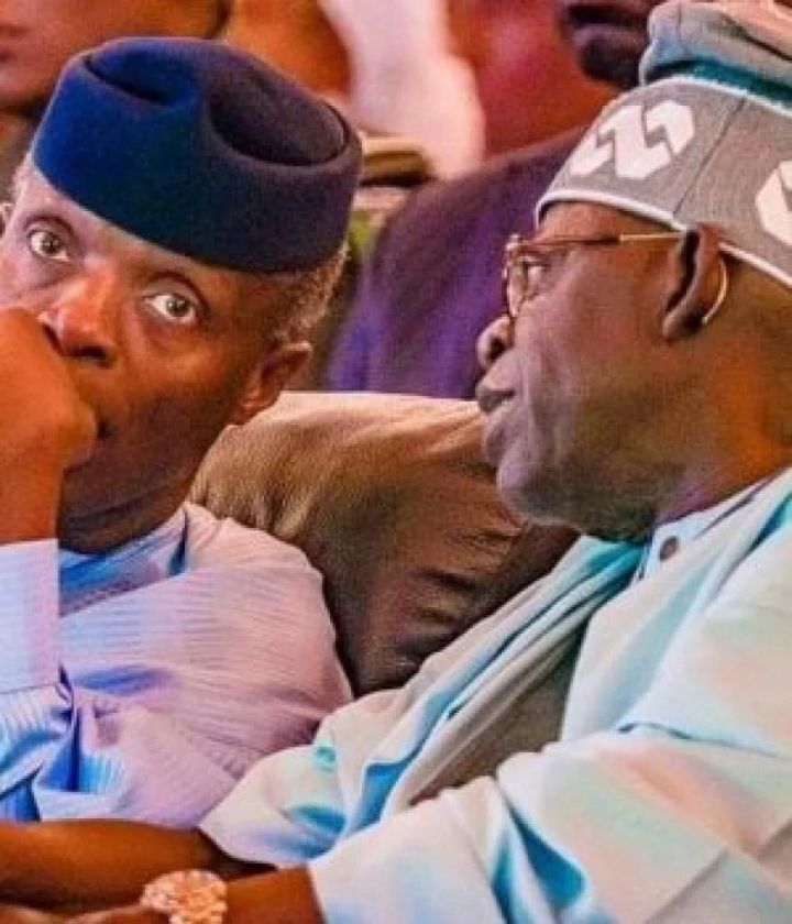 Yemi Osinbajo and Bola Tinubu