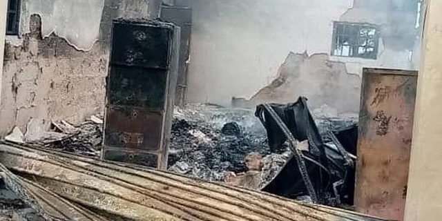 Abia INEC Office Destroyed