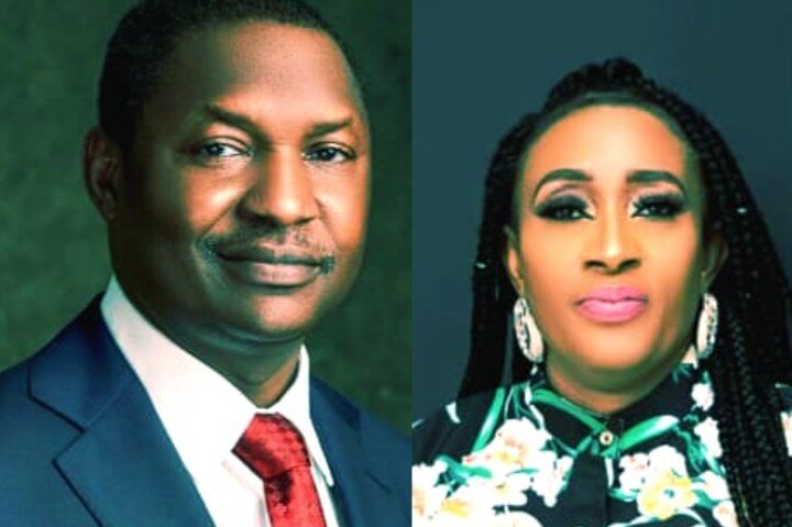 Abubakar Malami and Obiaruko Christie Ndukwe