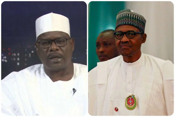 Stop Paying Politicians Salaries, Use Money To Fight Insecurity —Ali Ndume To Buhari 1 Ali Ndume and Muhammadu Buhari