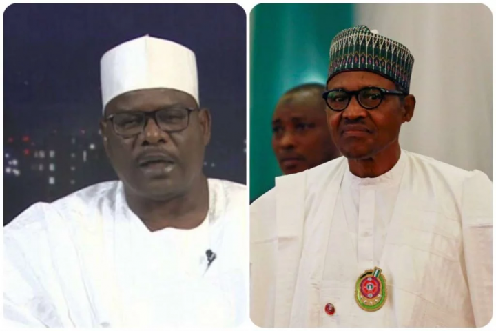 Ali Ndume and Muhammadu Buhari