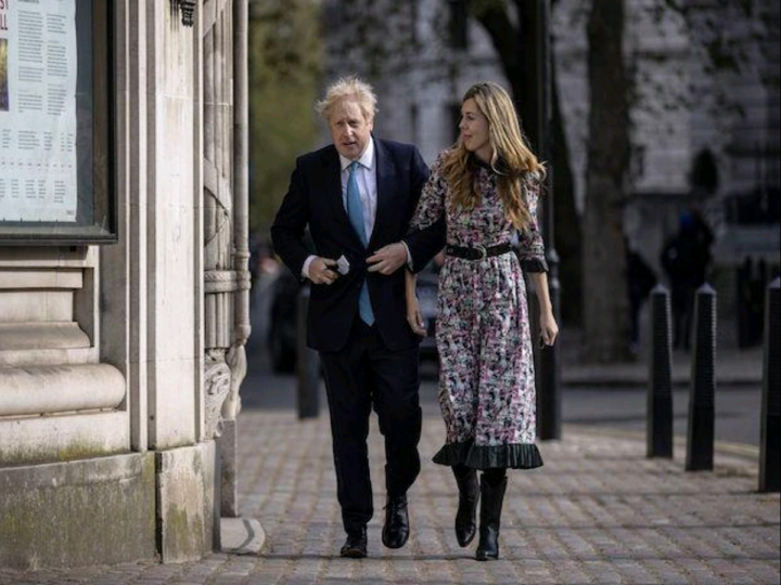 Boris Johnson And His Fiancee Carrie Symonds