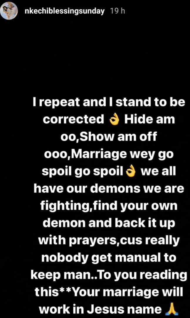 Marriages Are Meant To Go Either Way – Nkechi Blessing Sunday 2 Nkechi Blessing Sunday