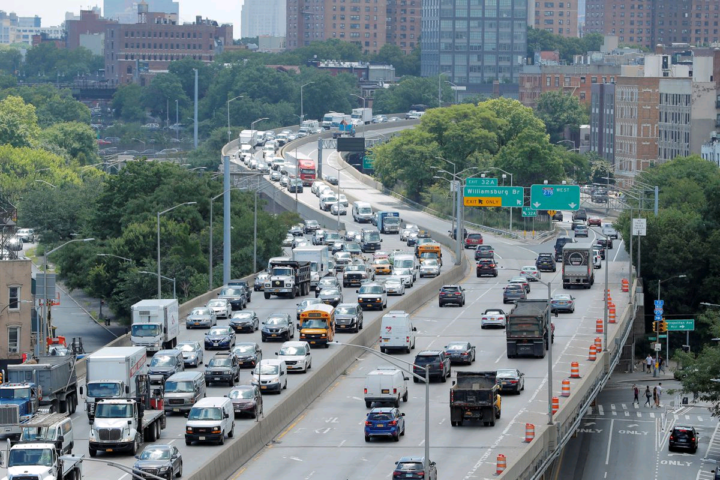 Brooklyn Queens Expressway in New York