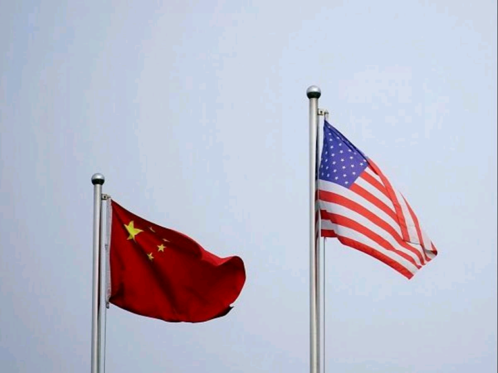 China And US Flag