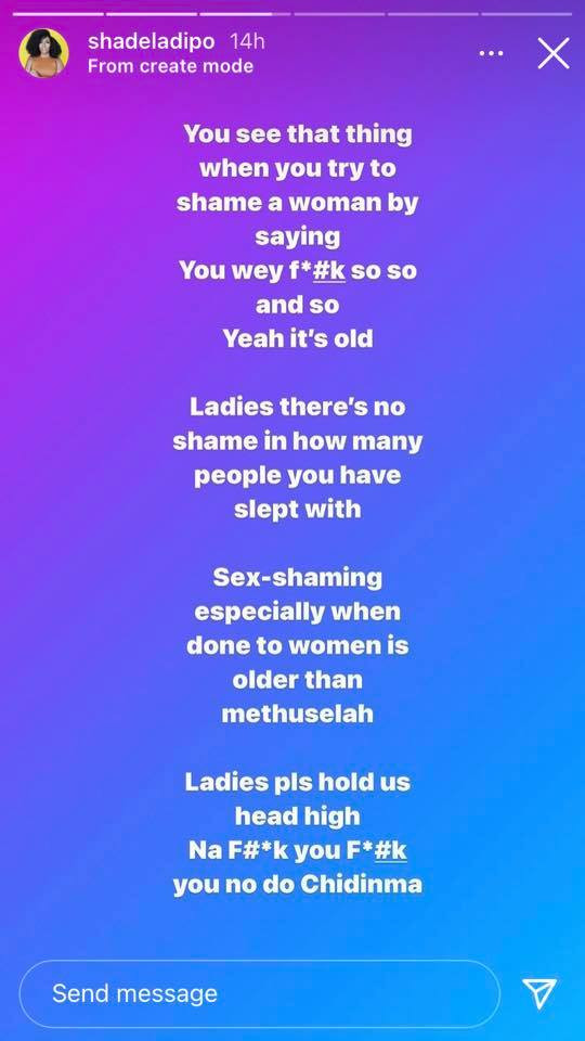 Saying Women Shouldn’t Be Ashamed Of The Number Of Guys They’ve Slept With Is Irresponsible – Halima 2 Shade Ladipo