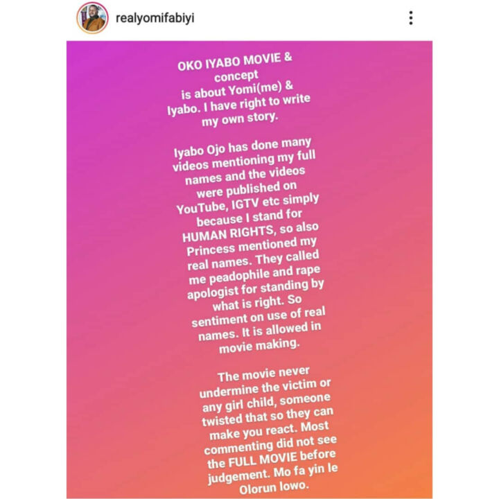 I Have A Right To Tell My Story – Yomi Fabiyi 2 Yomi Fabiyi