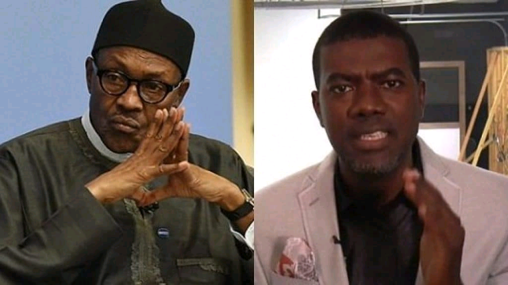 President Muhammadu Buhari and Reno Omokri