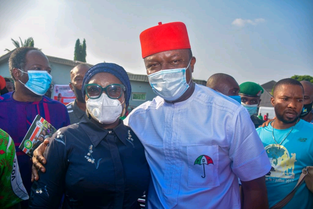 Senator Uche Ekwunife and Valentine Ozigbo