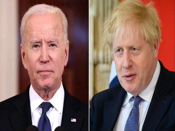 US President Joe Biden and British Prime Minister Boris Johnson