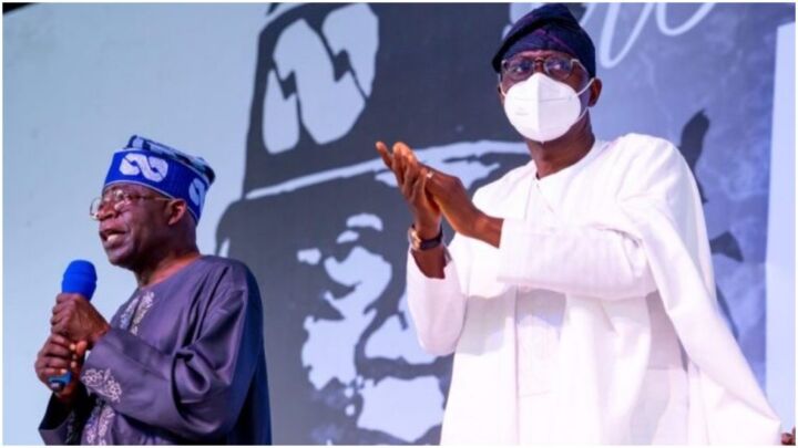 Babajide Sanwo-Olu And Bola Tinubu