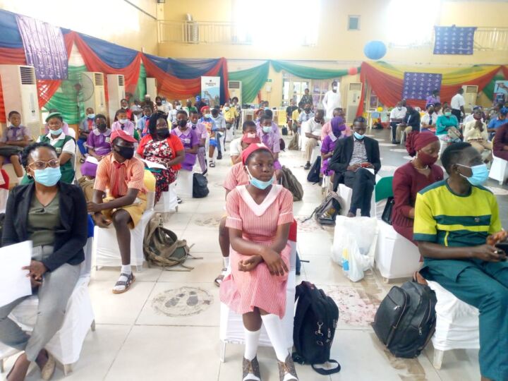 Cross-section of Participants at the 2021 World Food Day Schools Agric Quiz Competition