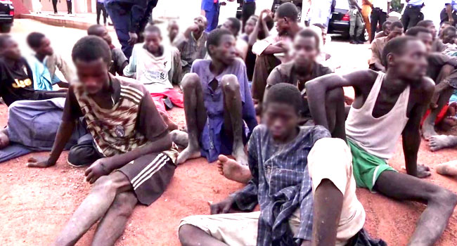187 Kidnapped Victims Rescued in Zamfara Forest 1 Rescued Victims
