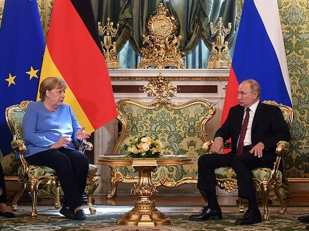 Angela Merkel and Putin