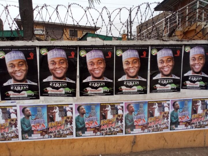 Saraki’s 2023 Posters Flood Ibadan 1 Saraki Poster In Ibadan