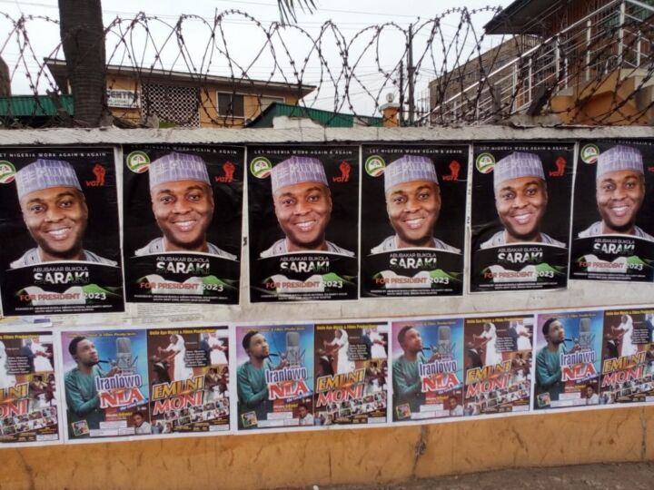 Saraki Poster In Ibadan