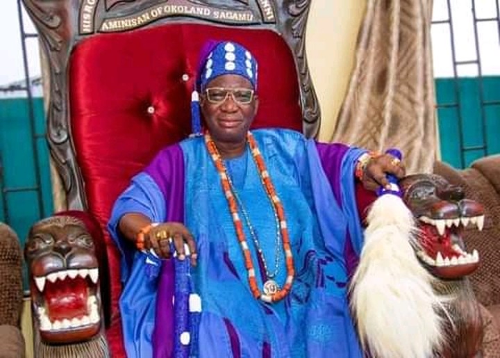 Late HRH Oba Mufutau Adeoye Sanni, Aminisan of Oko Kingdom, Sagamu