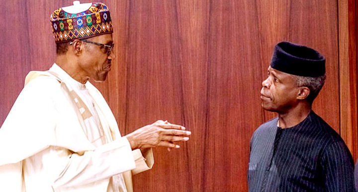 President Muhammadu Buhari and his Vice-President Professor Yemi Osinbajo