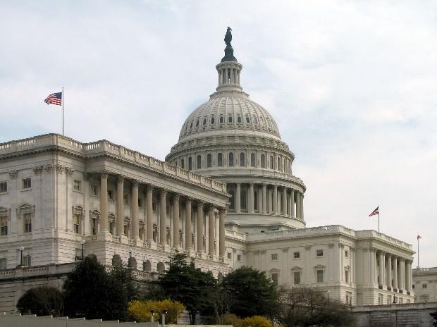 Senate side of the United States Capitol in Washington