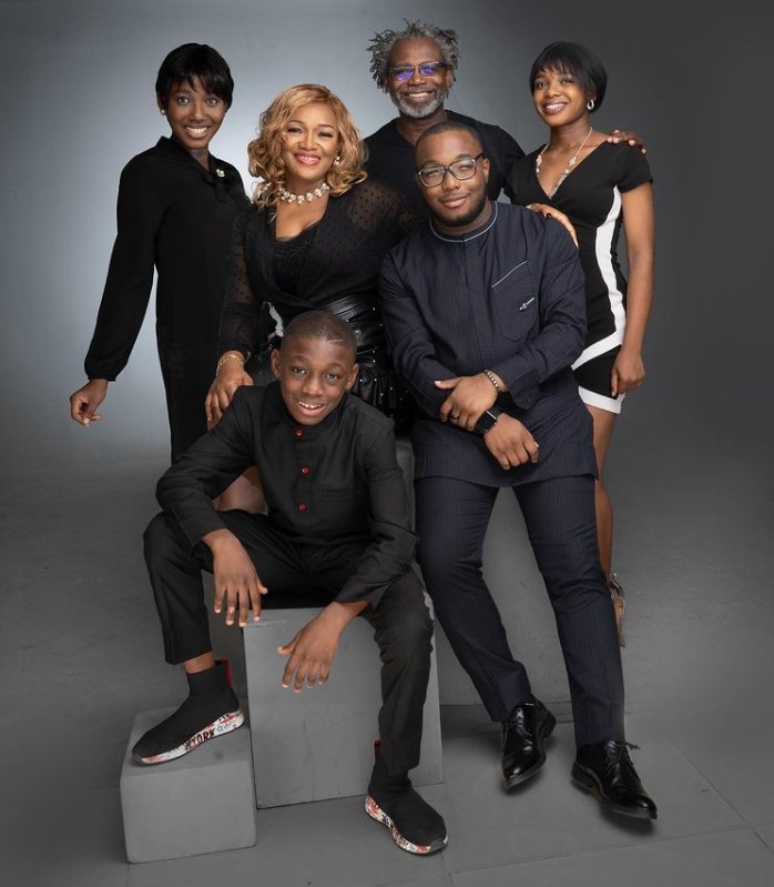 Kelechi Amadi Obi and his family