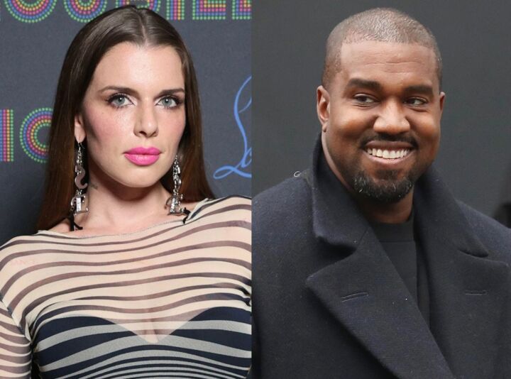 Kanye West and Julia Fox