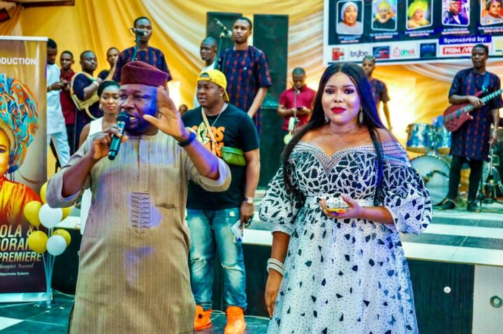 Bola Oluwole Graced Solarin's Movie Premiere In Ogun 26 Asiwaju Bolarinwa Oluwole at Jumoke Solarin's Movie Premier