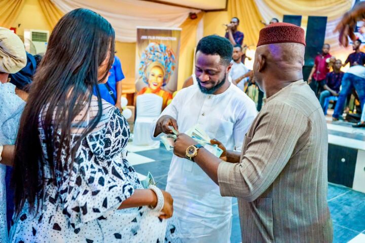 Asiwaju Bolarinwa Oluwole at Jumoke Solarins Movie Premier 4