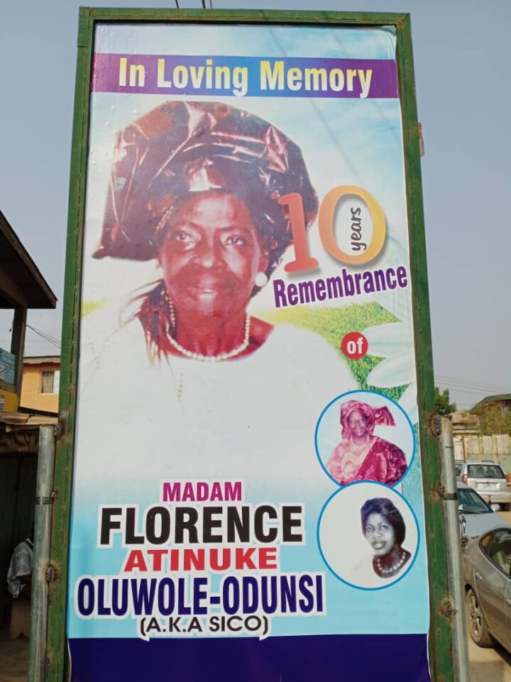Late Madam Florence Atinuke Oluwole-Odunsi