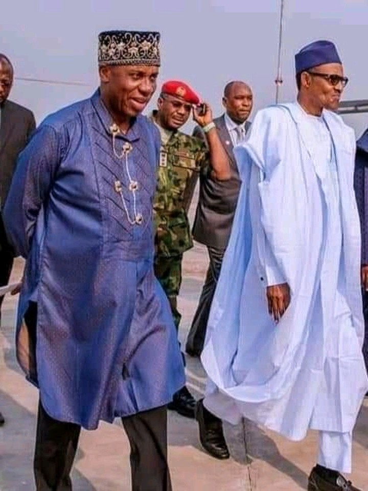 Rotimi Amaechi and President Muhammadu Buhari