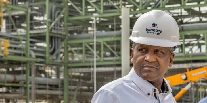 Products from fertilizer plant are now exported to African market, US, Brazil, others- Aliko Dangote 1 Aliko dangote