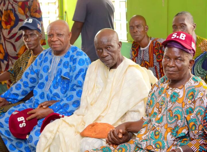 Cross section of Ogere Remo leaders; from right, Mr Awosipe, Hon Ayedun Bakare, Mr Onabowale and Alhaji Rasheed Balogun