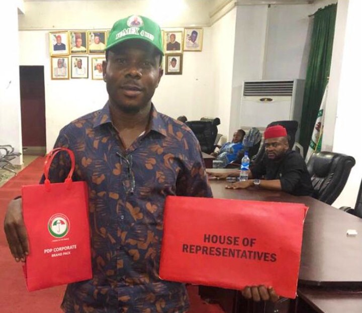 Ex-aide to former Governor Olagunsoye Oyinlola, Comrade Abayomi Adegoke picks up his House of Reps Form in Abuja