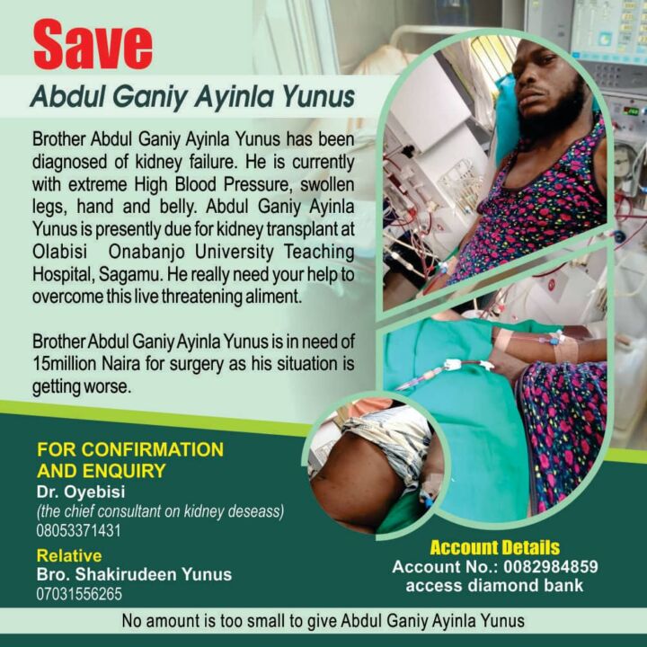 Save Abdul Ganiy Ayinla Yunus