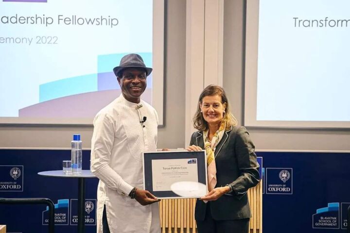 Arc. Tonye Cole at Oxford University, UK of recent